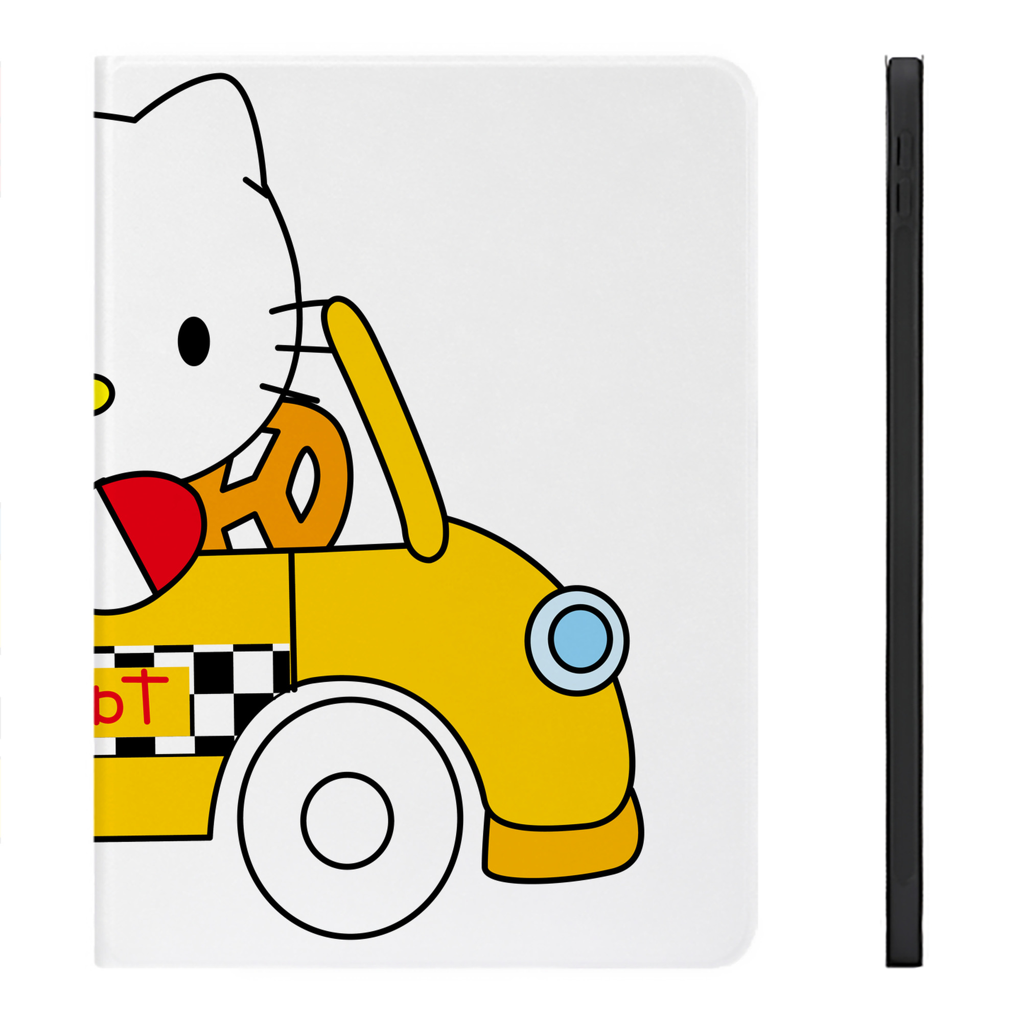 （画像用） Hello Kitty ハローキティ IPadケース ペンホルダー付き ブックスタイルデザイン